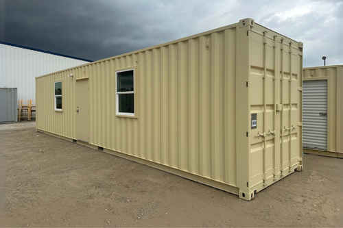 40ft Shipping Container Office (Insulated / No Siding) (40HCOFI)