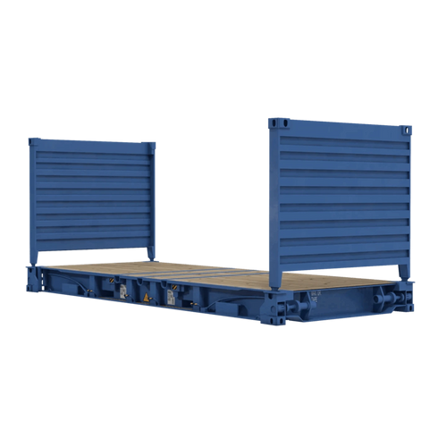 20ft flat rack shipping container heavy load platform 01.webp