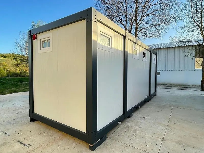 Sanitary container, 6 units (shower + sink) | Shower container 240 x 600, new