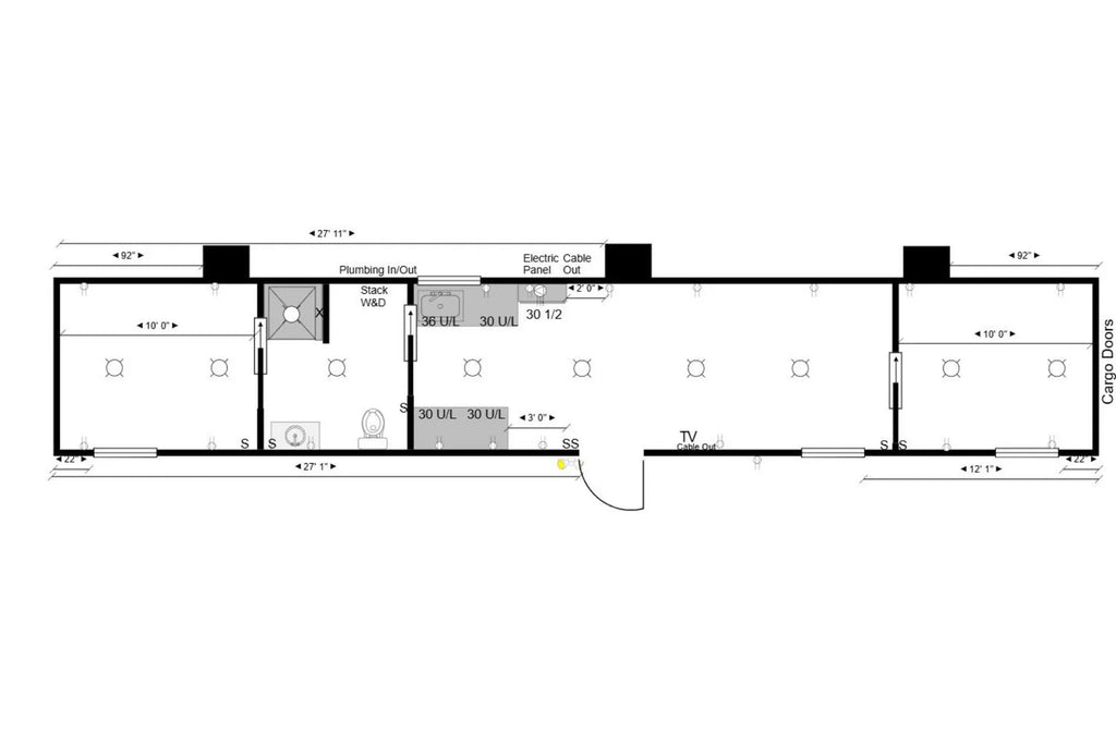 53ft Retreat Cabin Shipping Container (53HCRCBN)