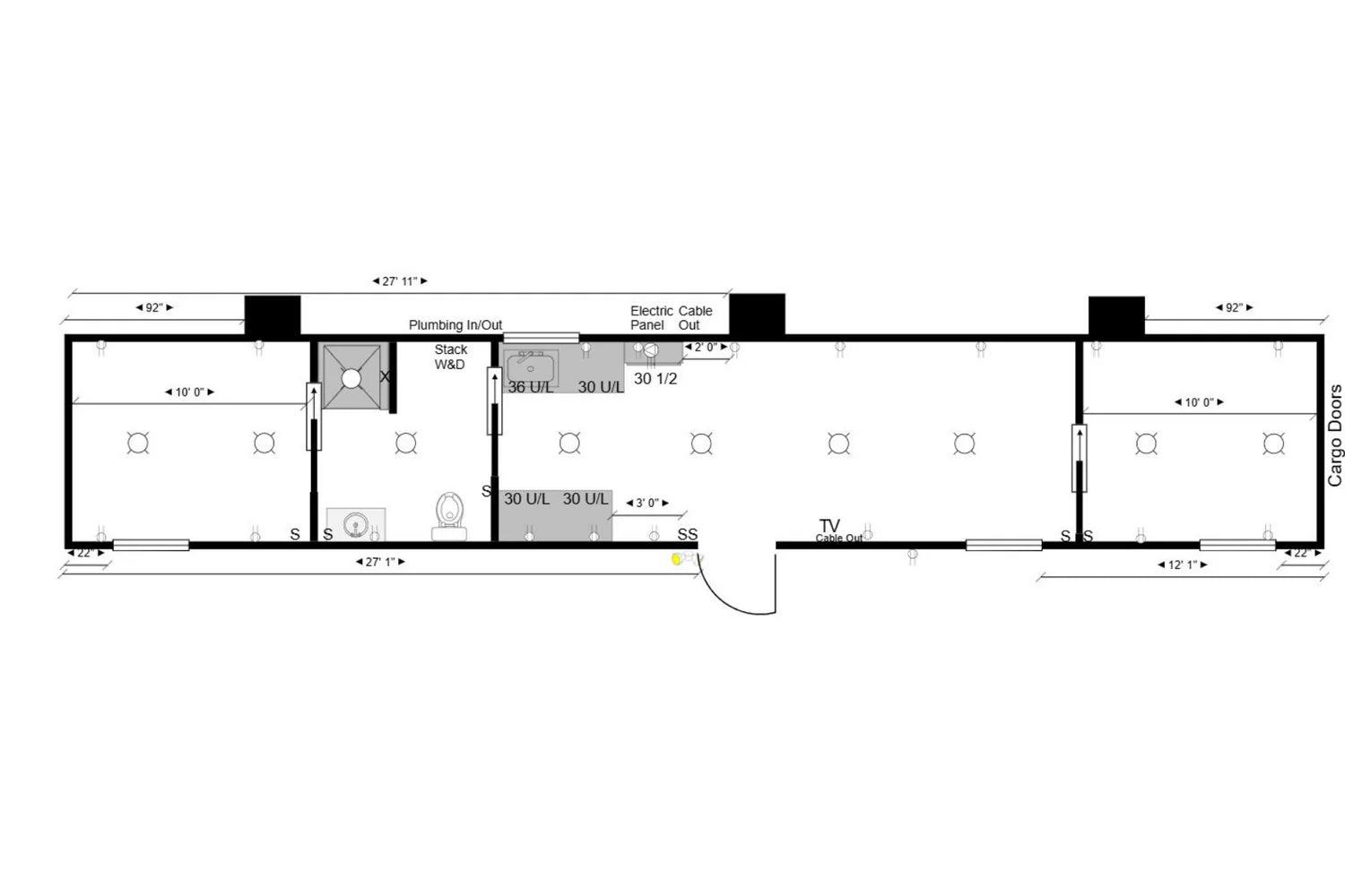 53ft Retreat Cabin Shipping Container (53HCRCBN)