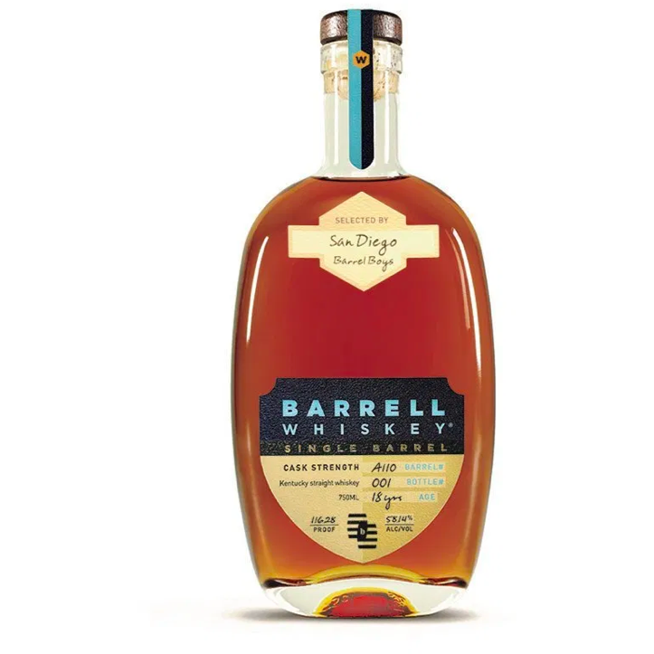 Barrell Craft Spirits 18 Year Old 'San Diego Barrel Boys' Single Barrel Select