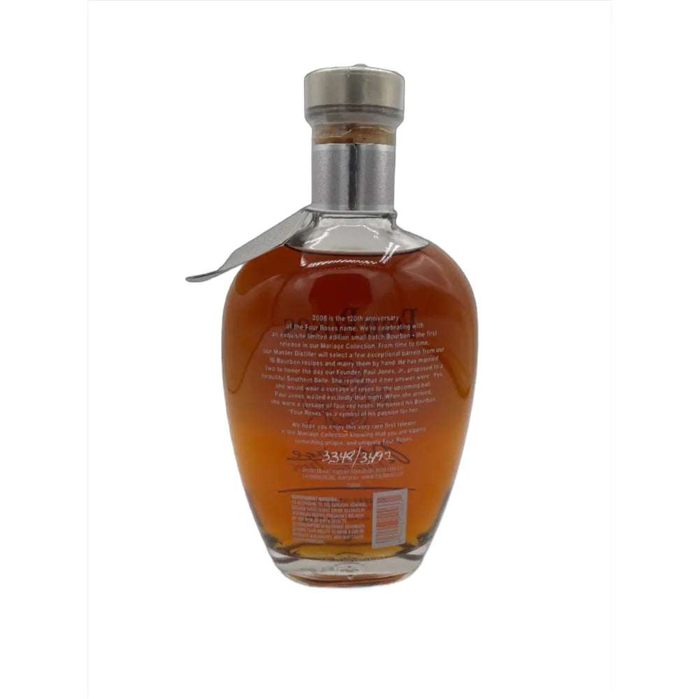 Four Roses 2008 Mariage Barrel Strength Straight Bourbon Whiskey (signed)