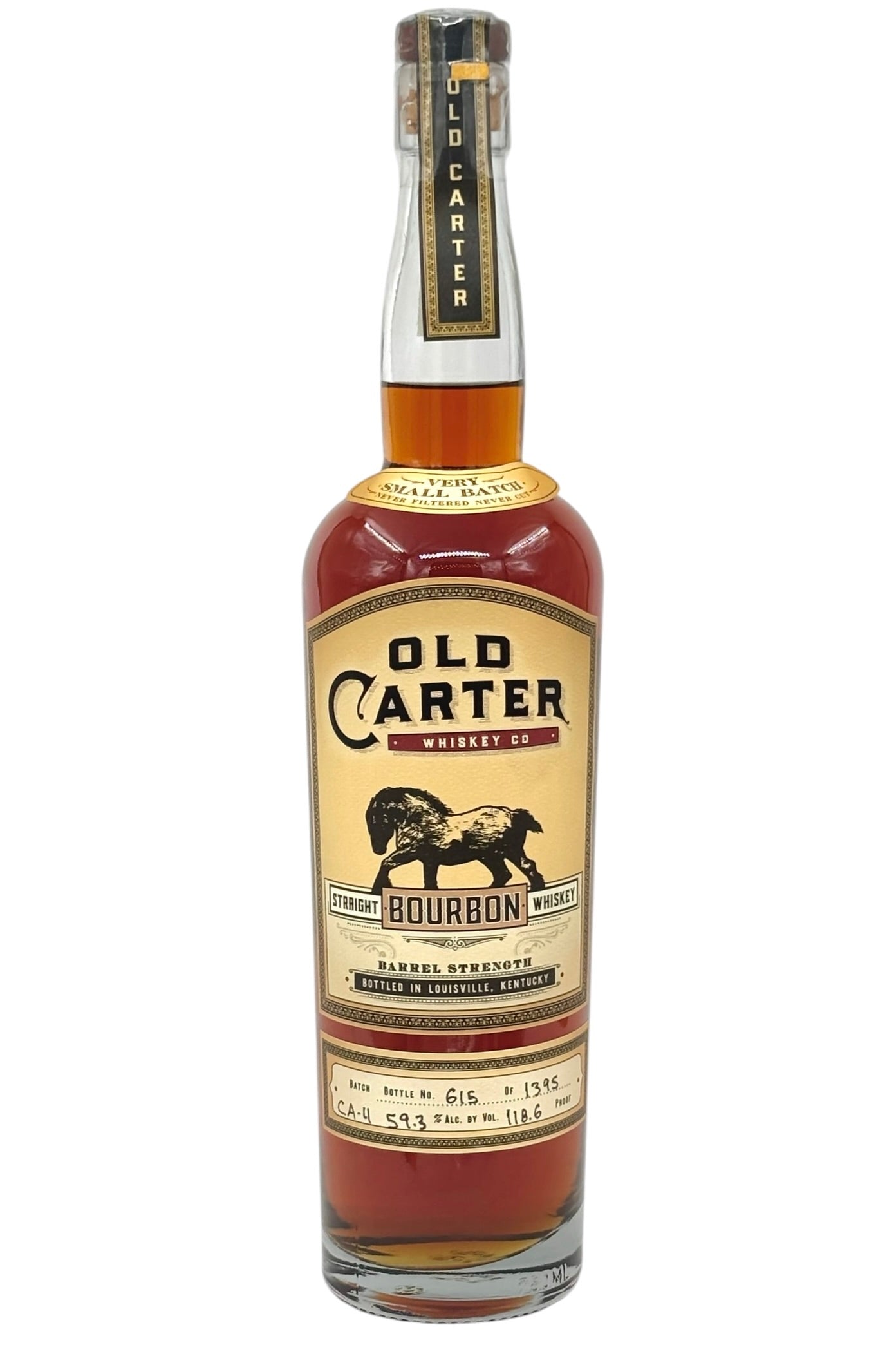 Old Carter Batch 4-CA Barrel Strength Straight Bourbon Whiskey