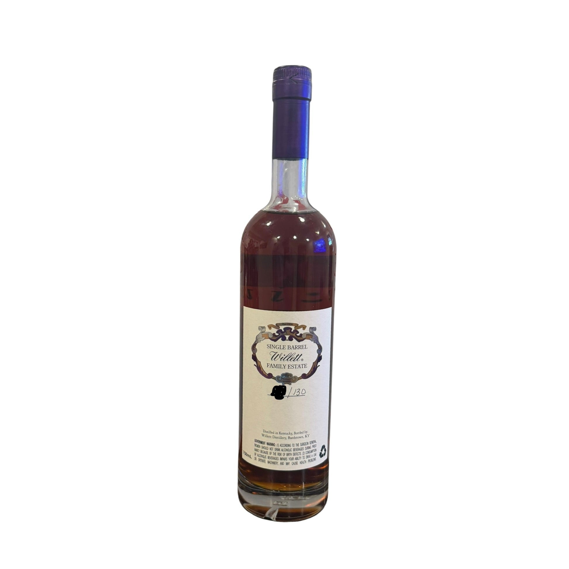 Willett Family Estate Single Barrel Bourbon 14 Year Old #2089 125.2 Proof (Sourced)