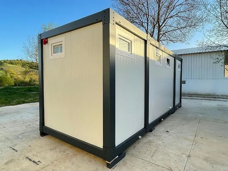 Sanitary container, 6 units (shower + sink) | Shower container 240 x 600, new