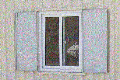 import placeholder for shipping container window shutter