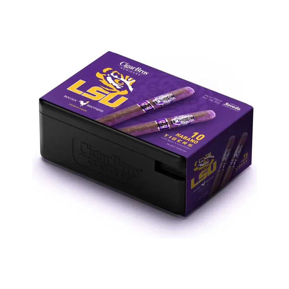 LSU TIGERS Habano Wrapper Toro Cigar by CigarBros