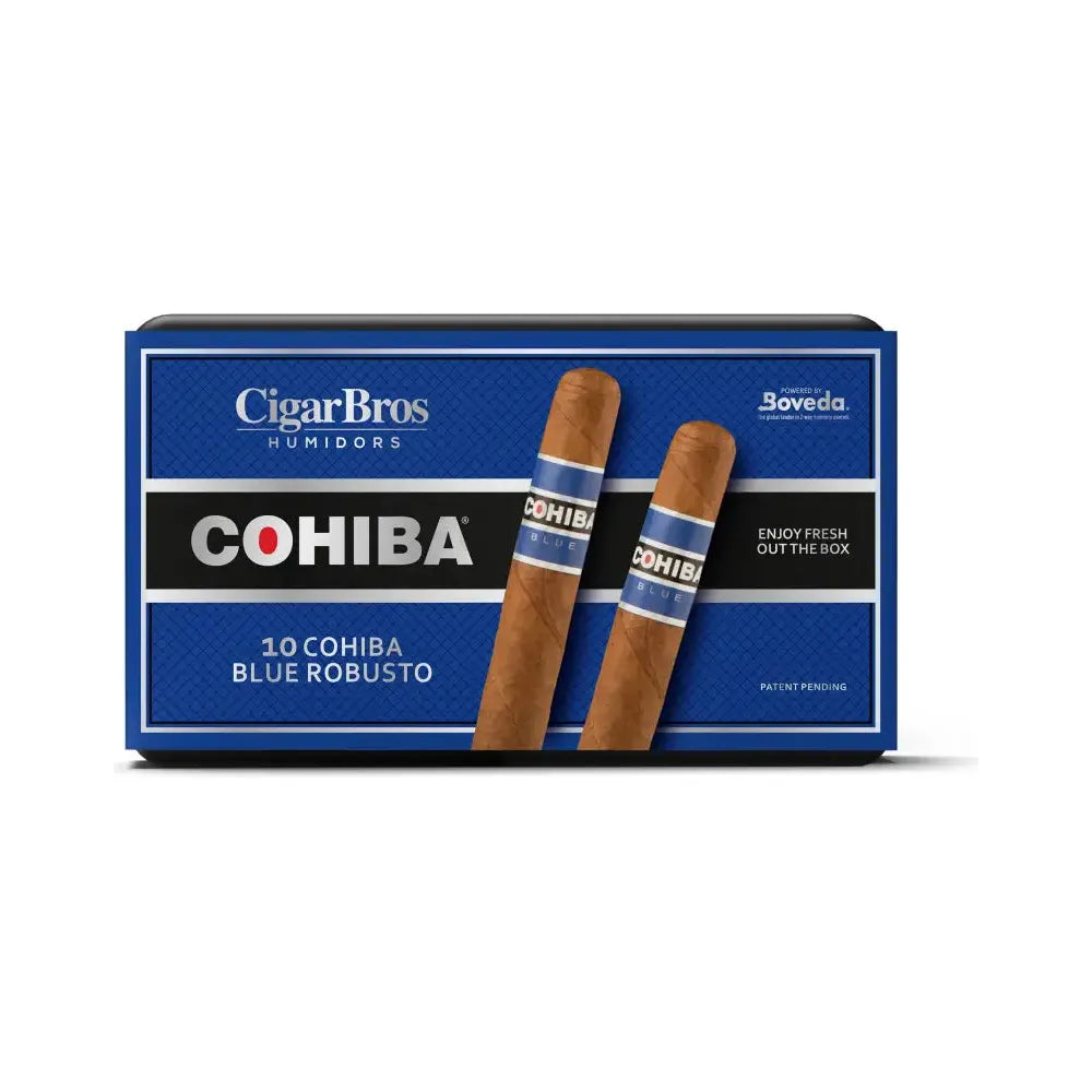 Cohiba Blue Premium Cigars Set + Personal Humidor by CigarBros