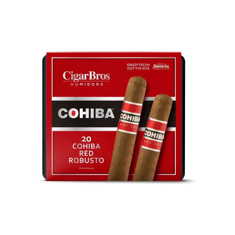 Cohiba Red Premium Cigars Set + Personal Humidor by CigarBros