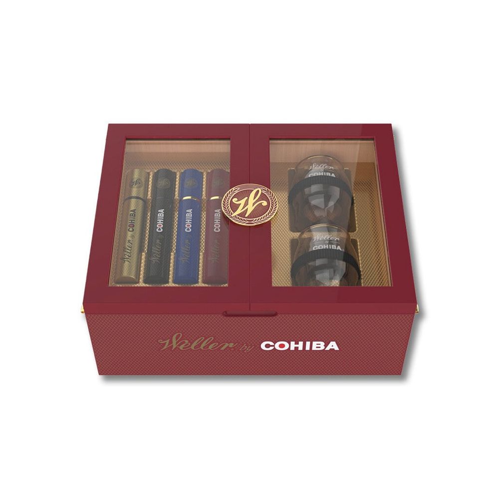 Weller by Cohiba Humidor Holiday 2025 Gift Set