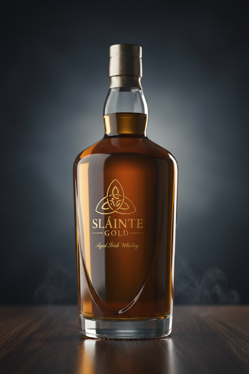 Emerald Isle Irish Whiskey bottle