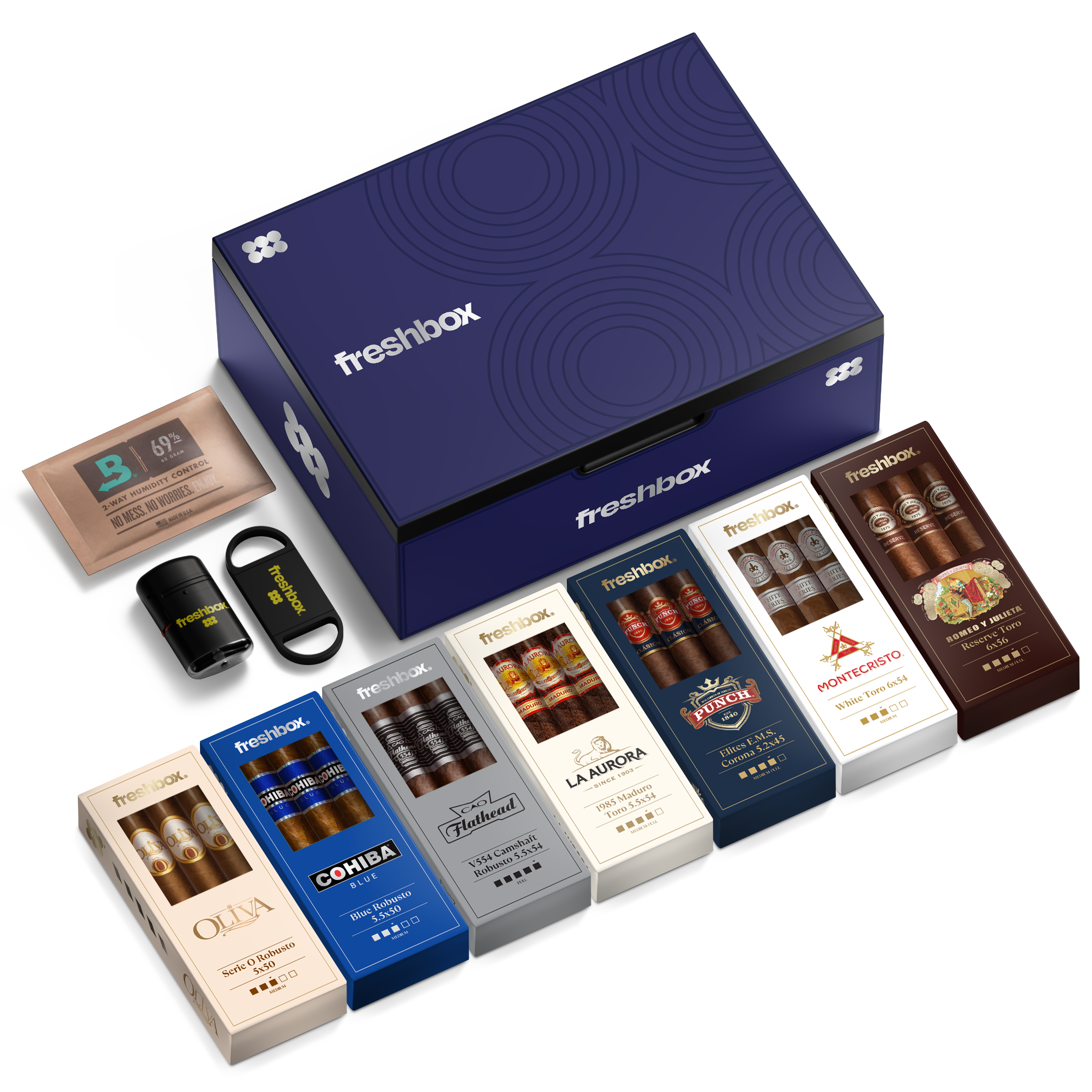 FreshBox Perfect For Dads Cigar Starter Kit