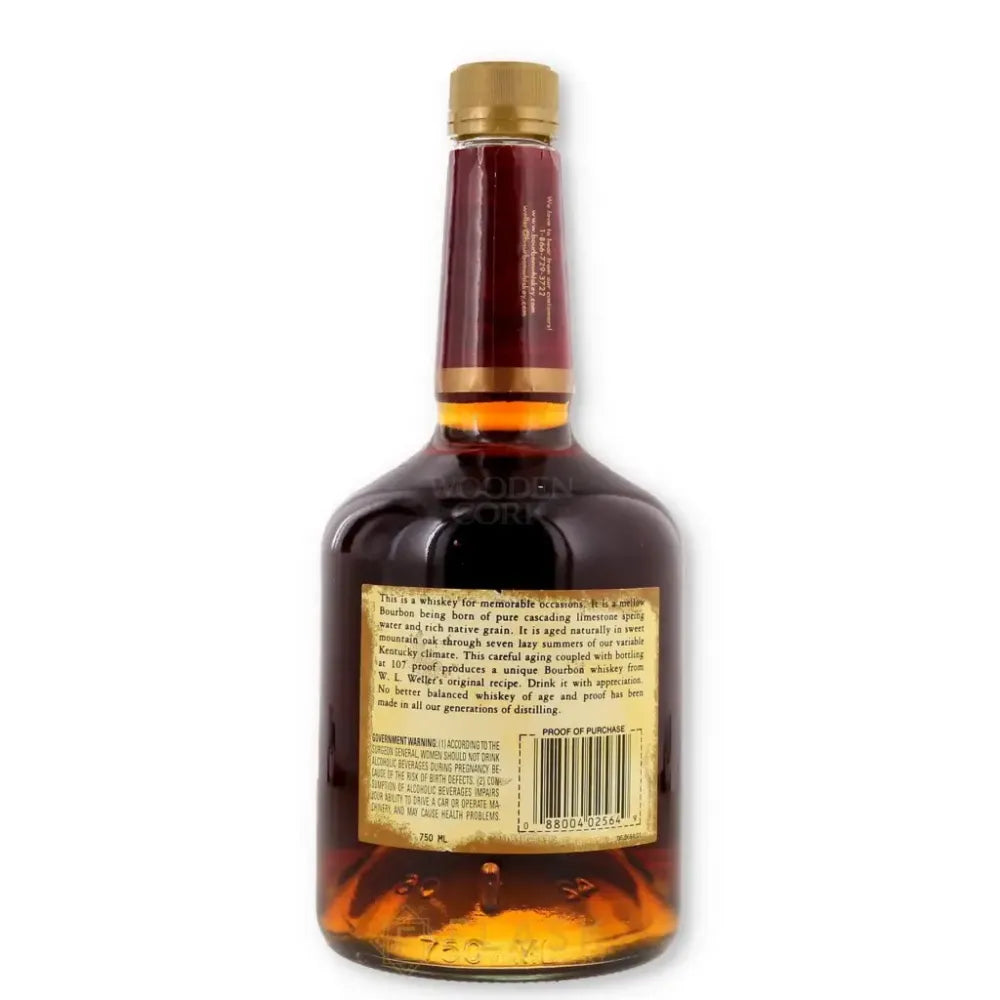 Old Weller Antique Original 107 Brand 7 Year Old Bourbon 2004 Squat Bottle (Bernheim) 750ml