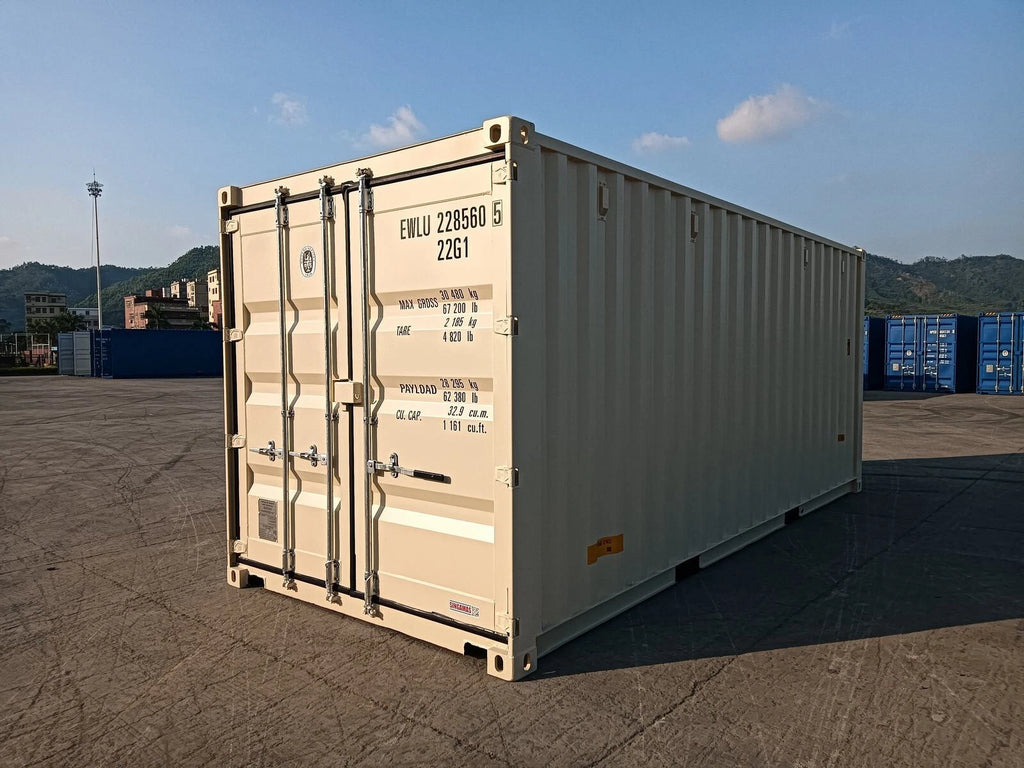 20ft One-Trip Shipping Container – Triple Door Access (Double + Single Door)