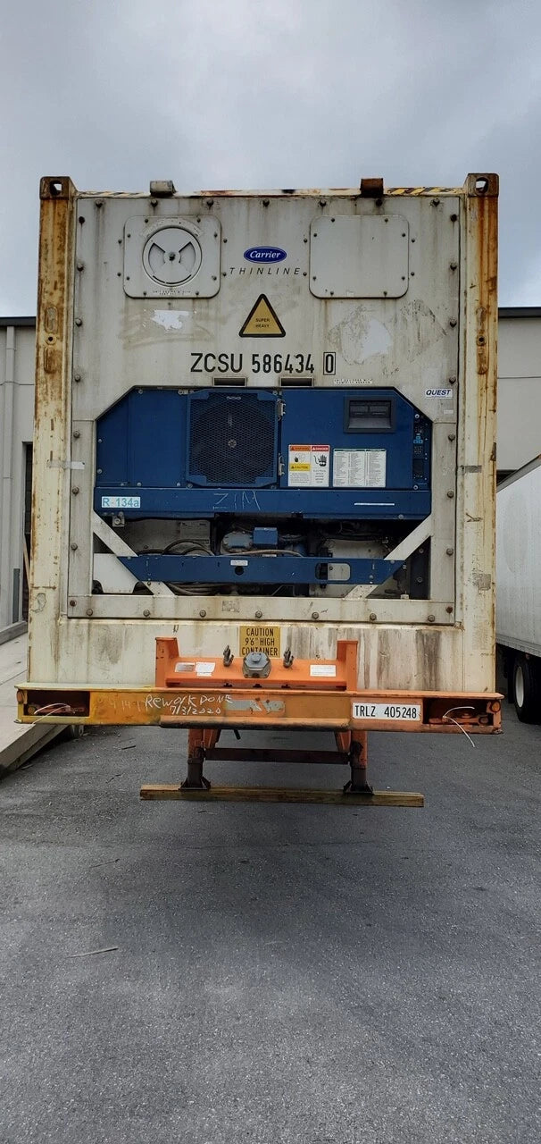 40ft HC Reefer Container–Wind & Water Tight, Non-Working For Sale