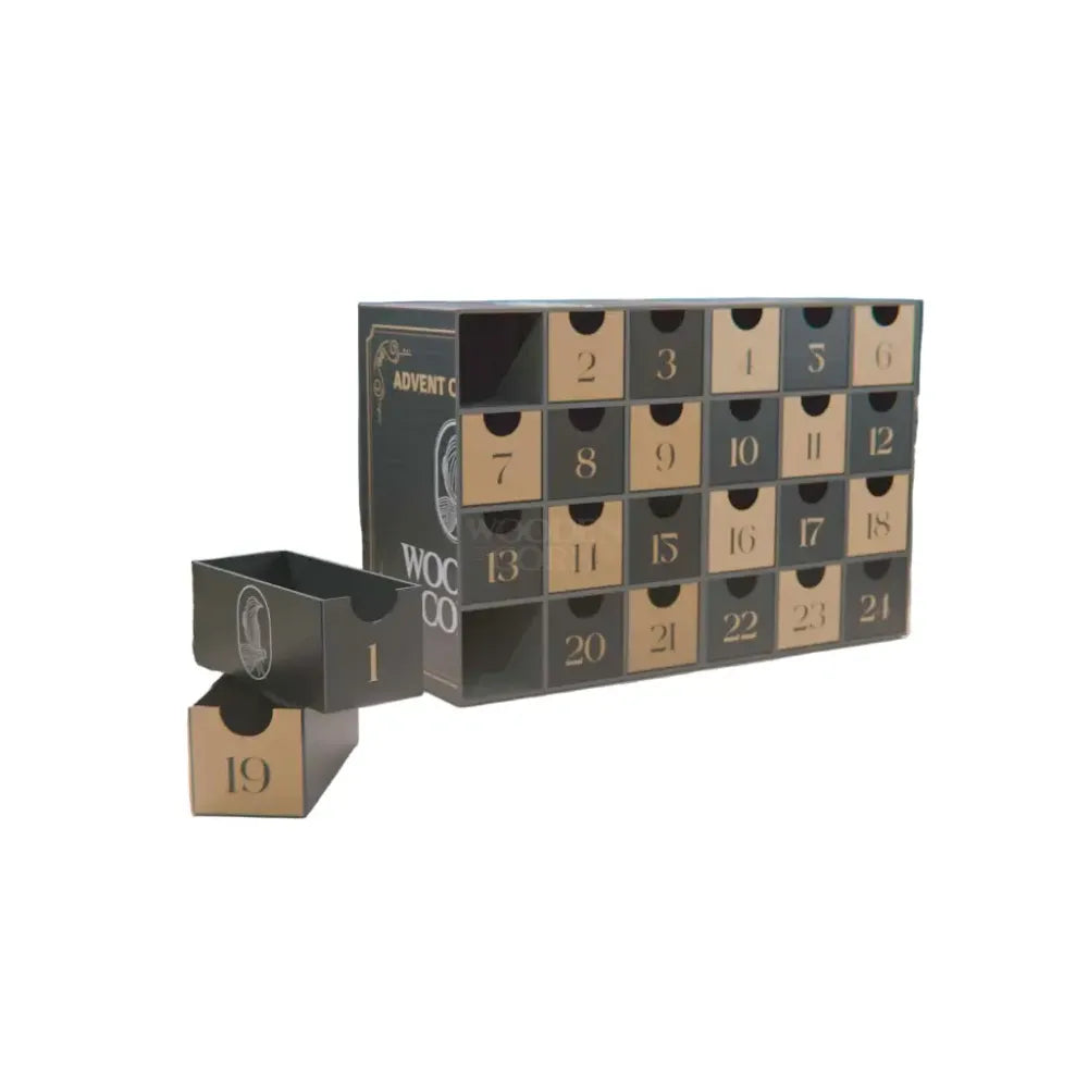 Wooden Cork Luxury Spirits Advent Calendar: Ultimate Alcohol Holiday Gift for Connoisseurs